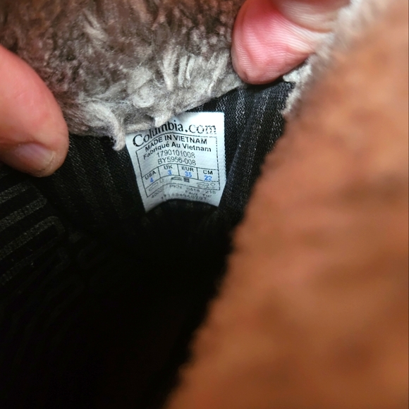 COLUMBIA 200GMS SNOW BOOTS-WATERPROOF PINK/GREY-SIZE 4- SEE DESCRIPTION - Picture 9 of 9